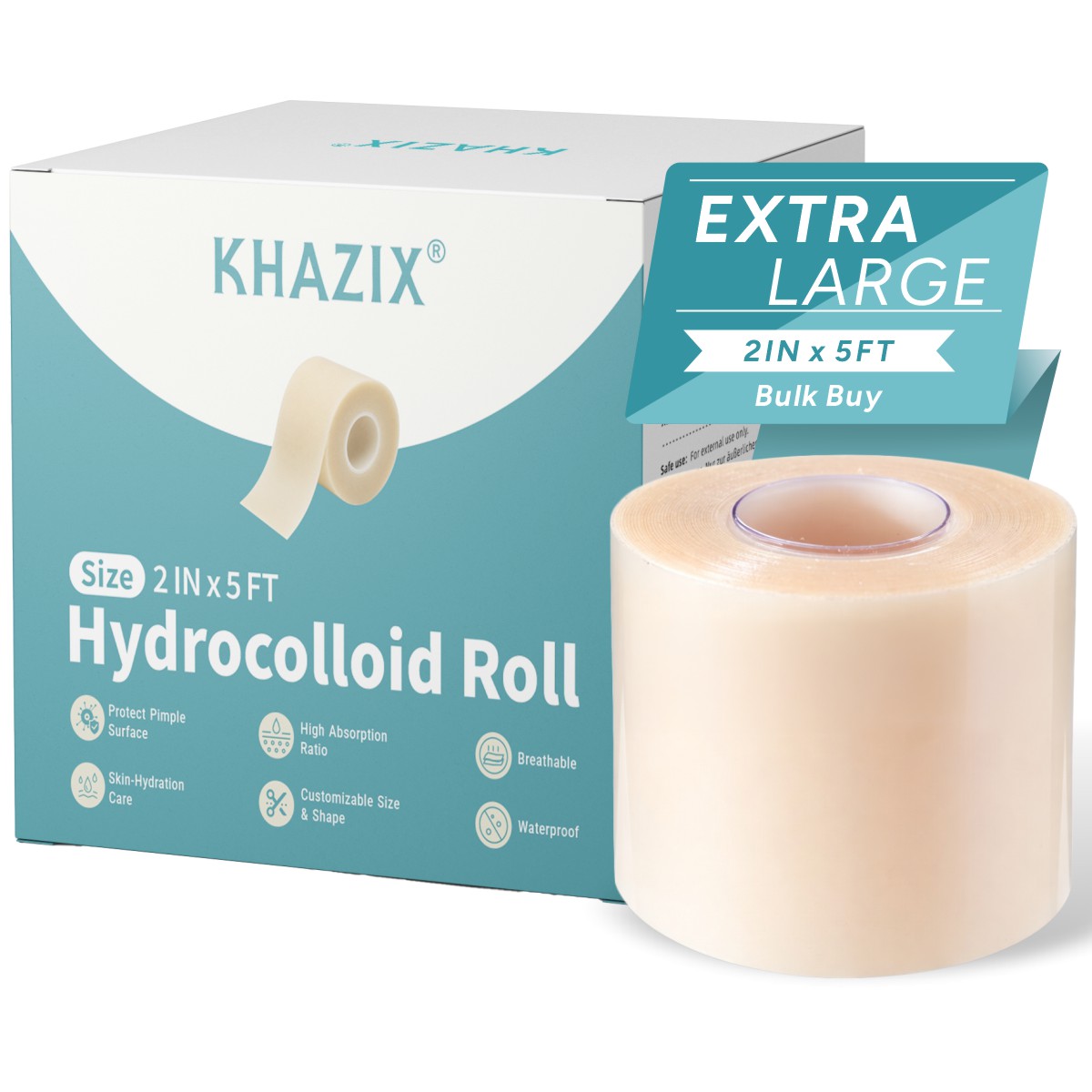 Face Oil - Гидроколлоидный рулонный пластырь KHAZIX 5 см