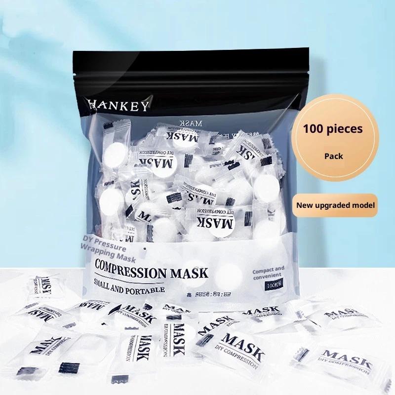 100 шт. одноразовых сжатых мас – обзор и цена Face Mask Skincare