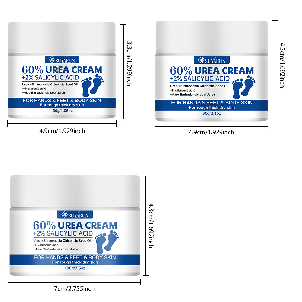 SUYARUN 60% мочевина + 2% сали – обзор и цена Urea Foot Cream