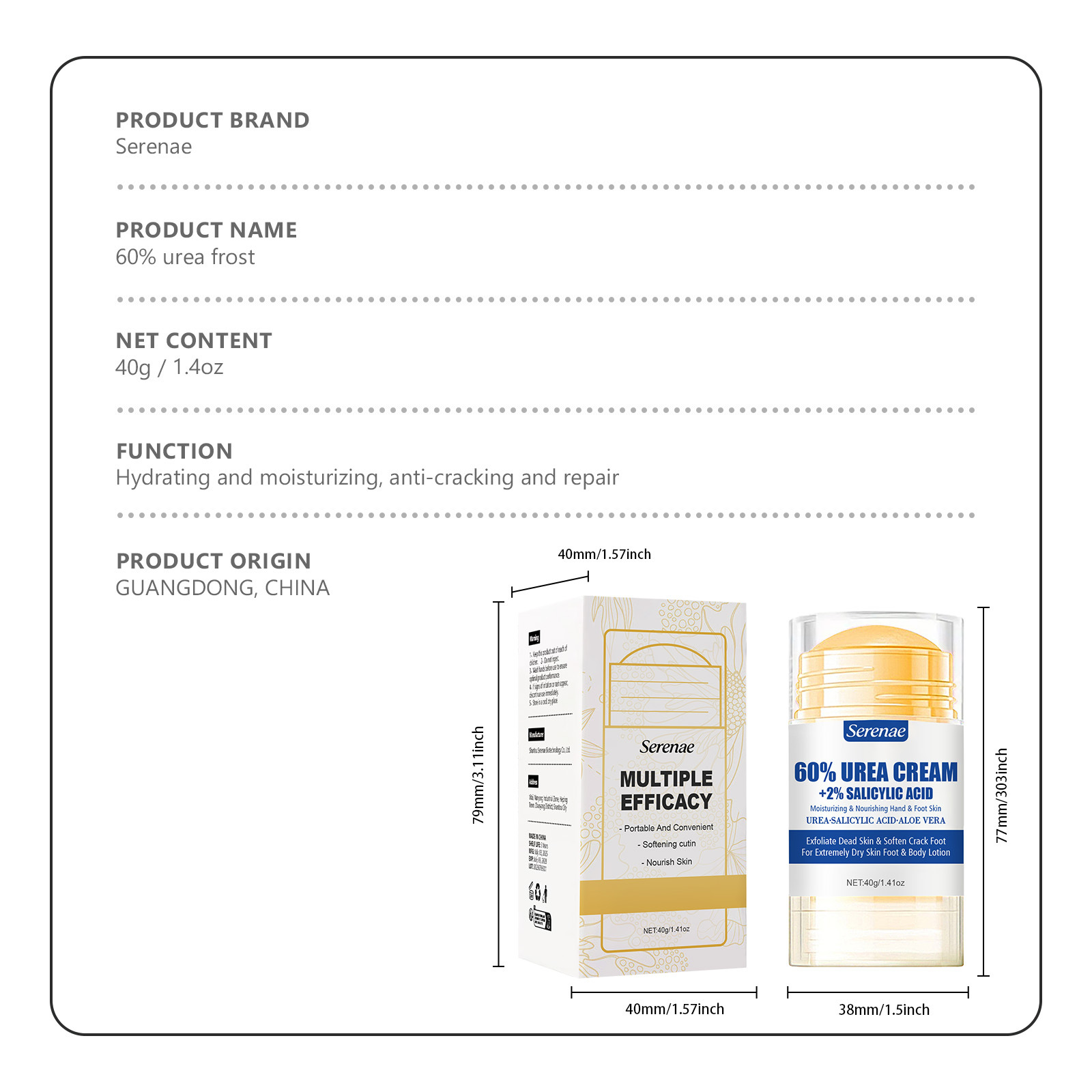 Крем для ног с 60% мочевиной + – обзор и цена Urea Foot Cream