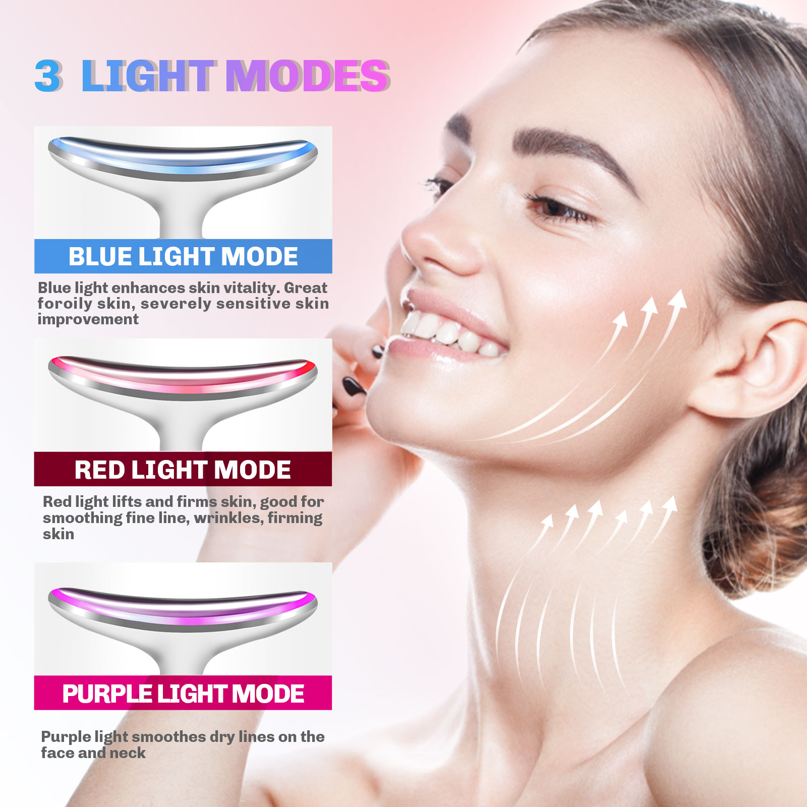Микротоковый массажер для шеи  – обзор и цена Skincare Glowing
