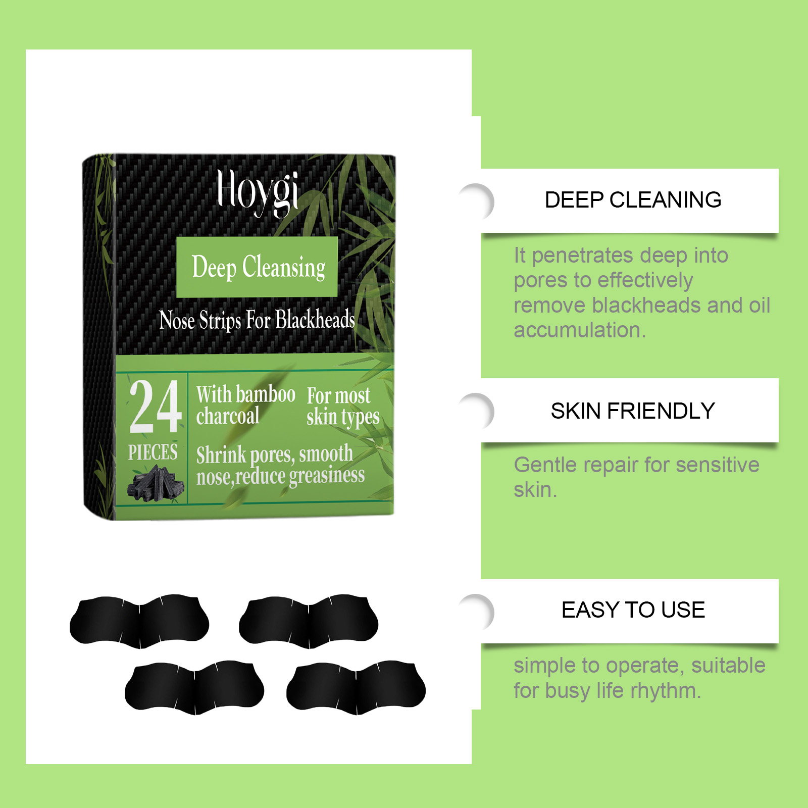 Бамбуковые угольные полоски дл – обзор и цена Cleanser Face